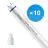 Fordelspakke 10x Philips LED Lysrør T8 MASTER (EM/Mains) High Output 8W 1050lm - 840 kold hvid | 60cm - erstatter 18W
