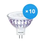 Fordelspakke 10x Philips Master Value LED Spot GU5.3 MR16 5.8W 490lm 60D - 940 kold hvid | bedste farvegengivelse - dæmpbar - erstatter 35W