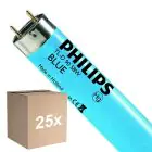 Fordelspakke 25x Philips MASTER TL-D 58W - Blå | 150cm