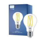 Philips Master LED E27 Pære Filament Klar 5.9W 806lm - 922-927 Dim To Warm | Bedste Farvegengivelse - Dæmpbar - Erstatter 60W